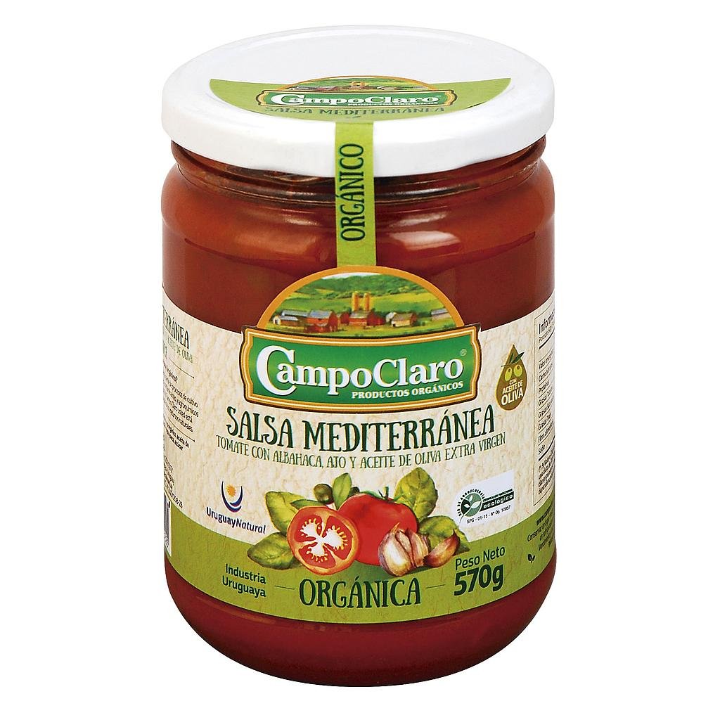 SALSA MEDITERRÁNEA ORGÁNICA Campoclaro 570g