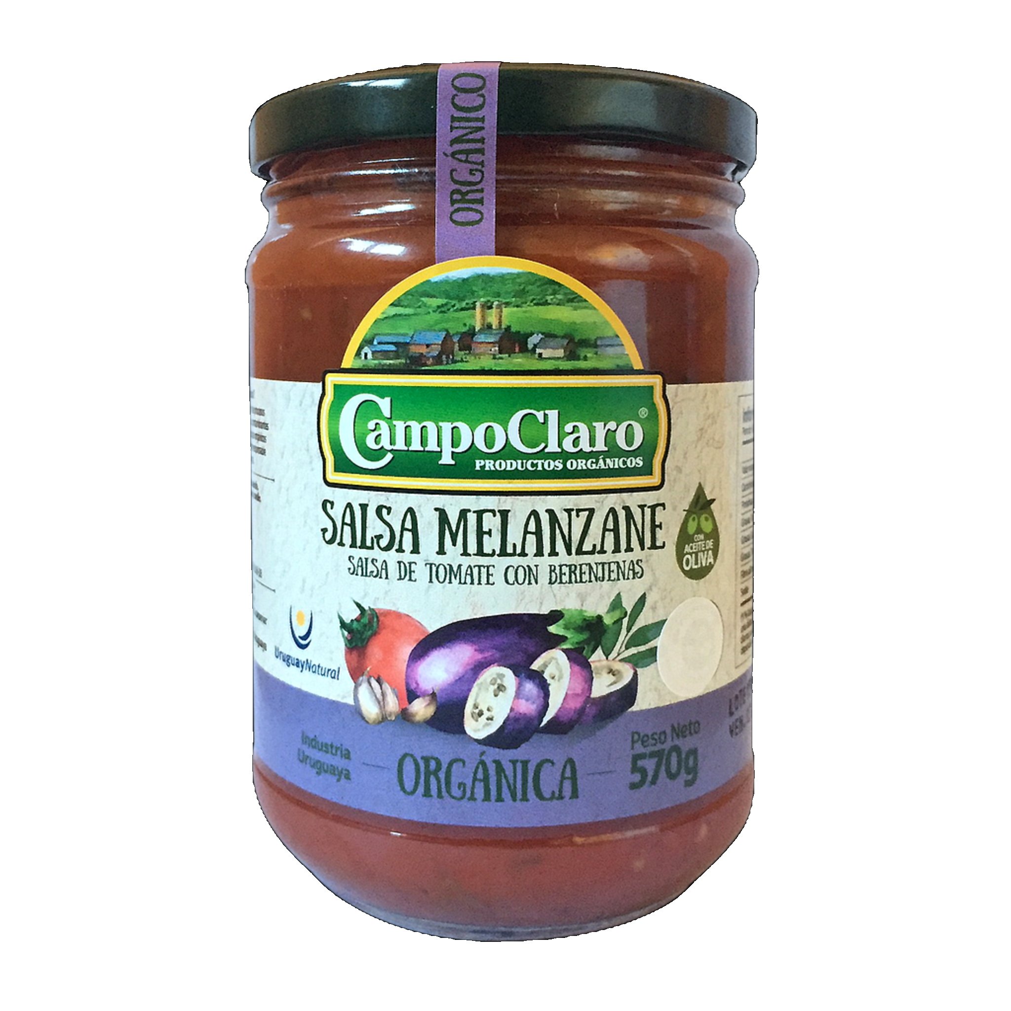 SALSA MELANZANE ORGÁNICA Campoclaro 570g