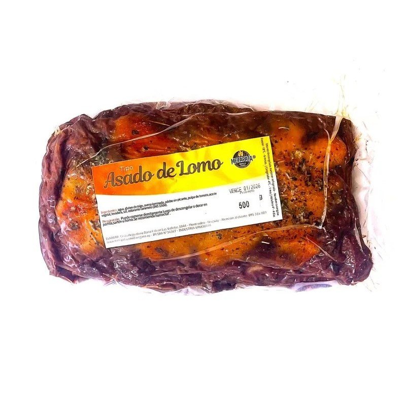 ASADO DE LOMO VEGANO Metapata 500g
