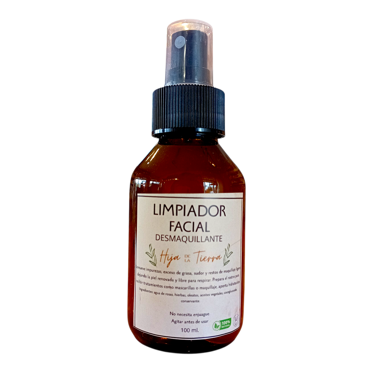 LIMPIADOR FACIAL DESMAQUILLANTE Hija de la tierra 100ml
