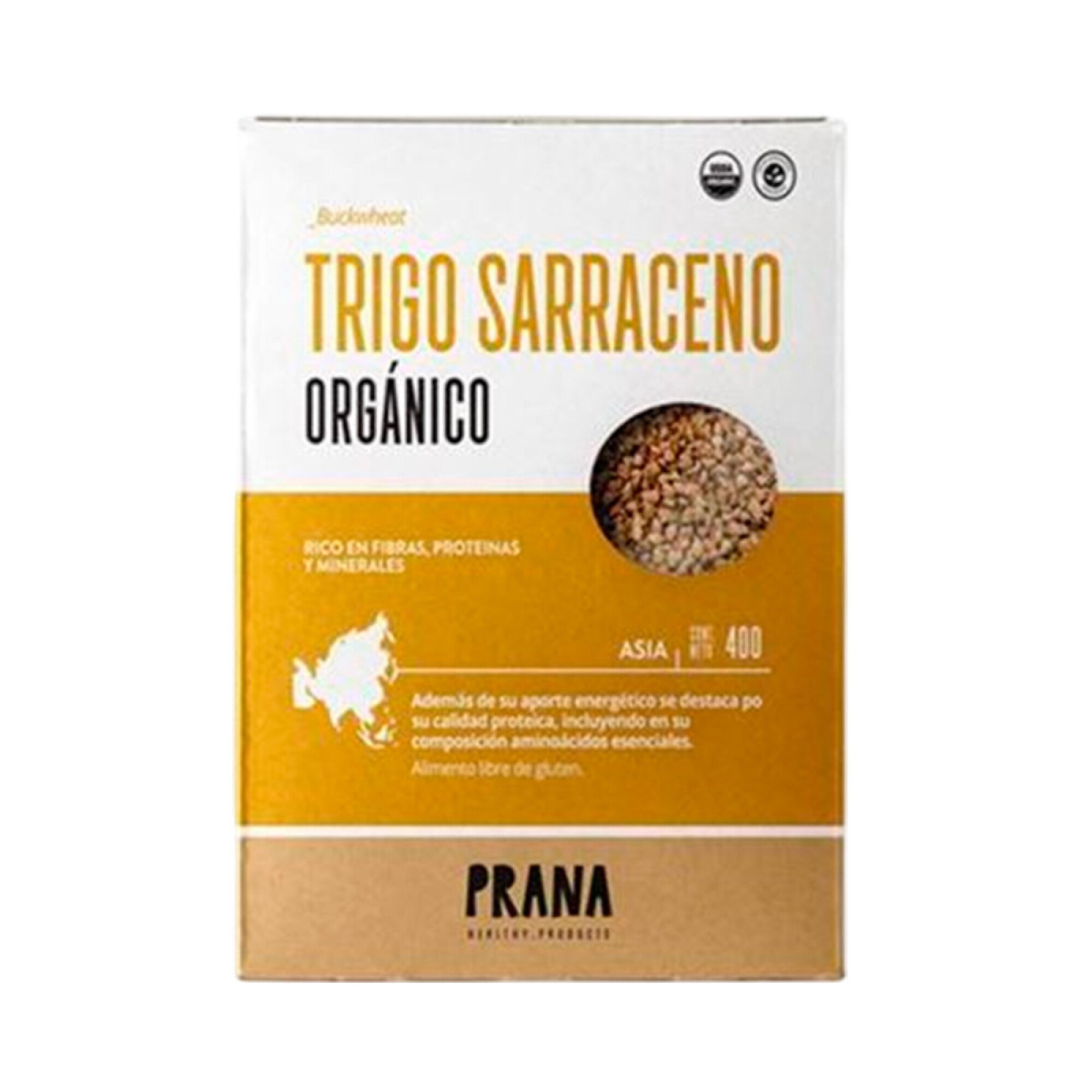 TRIGO SARRACENO ORGÁNICO, SIN GLUTEN Prana 400g